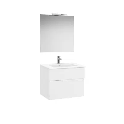 Image for Victoria-N. Pack - base unit with two drawers, basin, Luna mirror and Starlight LED spotlight