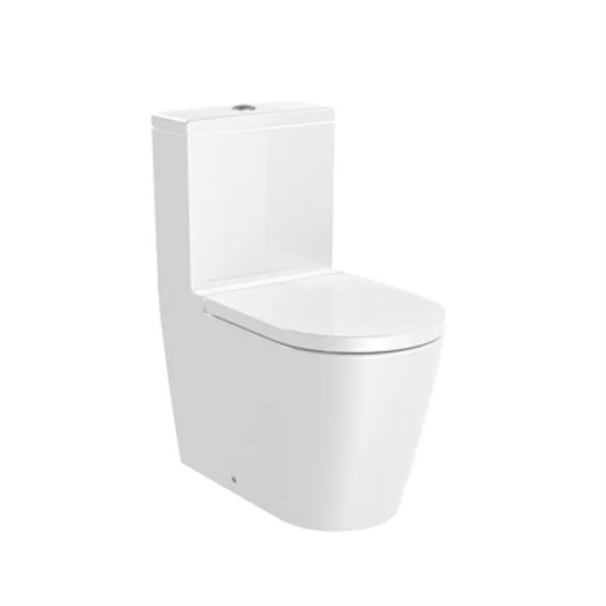 INSPIRA ROUND - Vitreous china close-coupled Toilet