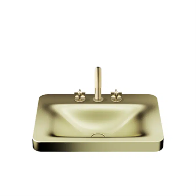 ARMANI - BAIA 660 mm over countertop basin for 3-hole basin mixer