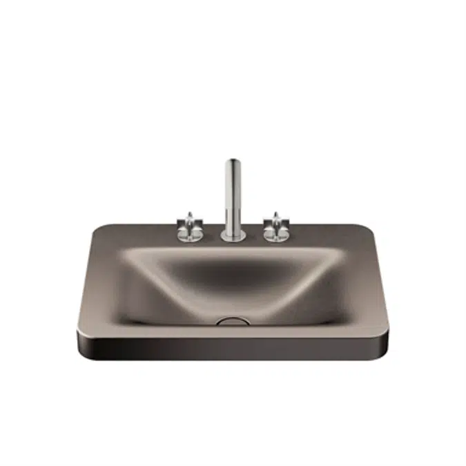 ARMANI - BAIA 660 mm over countertop basin for 3-hole basin mixer