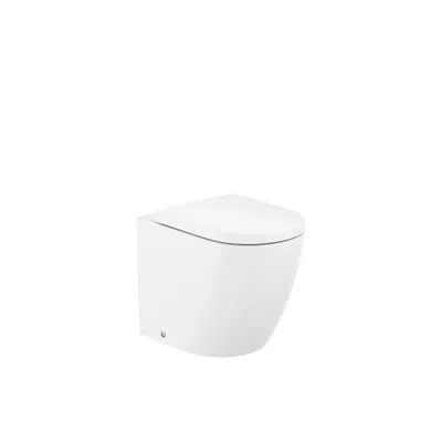 Image for Meridian - Back to wall single floorstanding Roca Rimless® Vortex WC with dual outlet