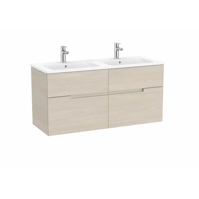 Victoria-N. Unik - base unit with four drawers and double basin