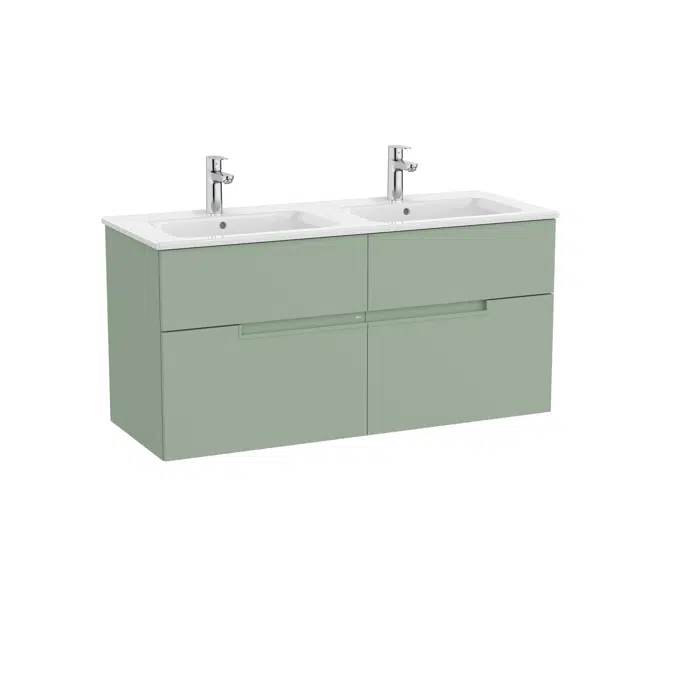 Victoria-N. Unik - base unit with four drawers and double basin