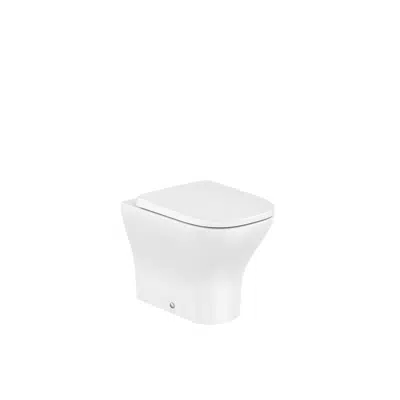 Optica Back to wall single floorstanding Roca Rimless® Vortex WC with dual outlet图像