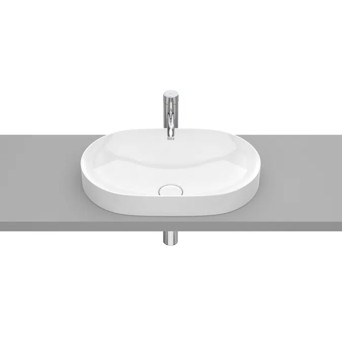 INSPIRA ROUND - In countertop FINECERAMIC® basin