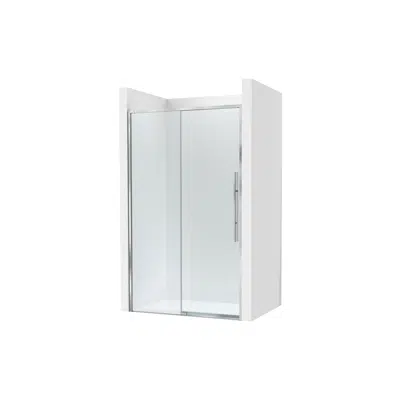 Image for Brisa L2-E - Front shower enclosure with 1 sliding door + 1 fixed panel