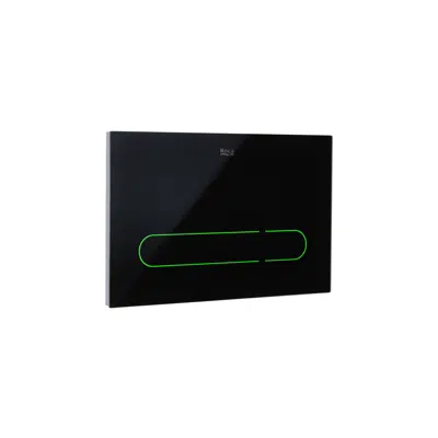 imagem para IN-WALL EP1 - Electronic glass finished operating plate for concealed cistern with automatic or touchless dual flush