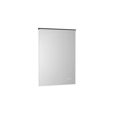 Imagem para Mirai Rectangular mirror with top lighting and adjustable temperature, capacitive sensor and demister device.}