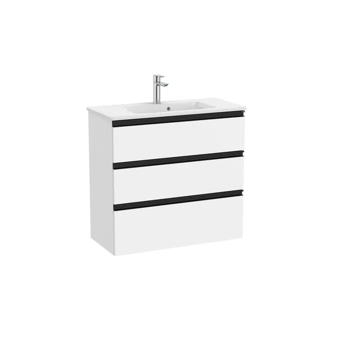 The Gap Unik (compact base unit with three drawers and basin)