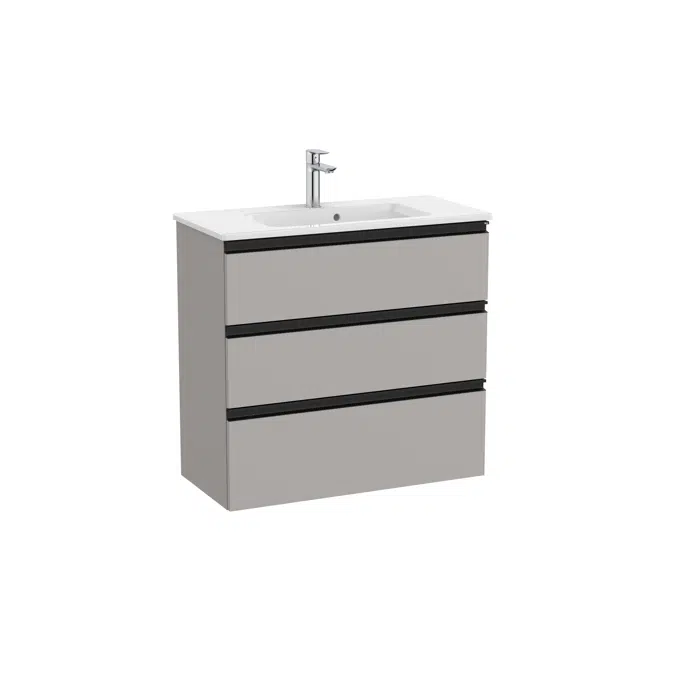 The Gap Unik (compact base unit with three drawers and basin)