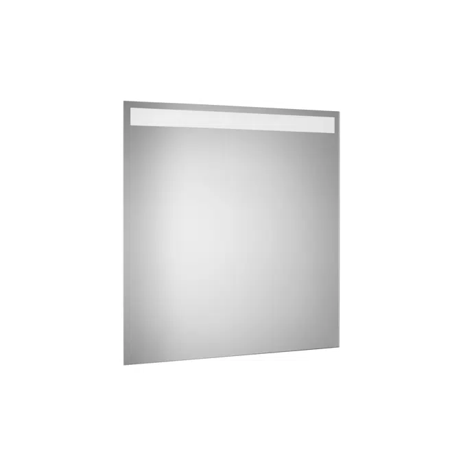 Eidos Mirror with upper lighting