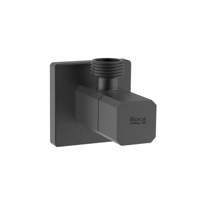 Aqua Square - Angle stop valve (ceramic valve). 1/2" - 1/2"