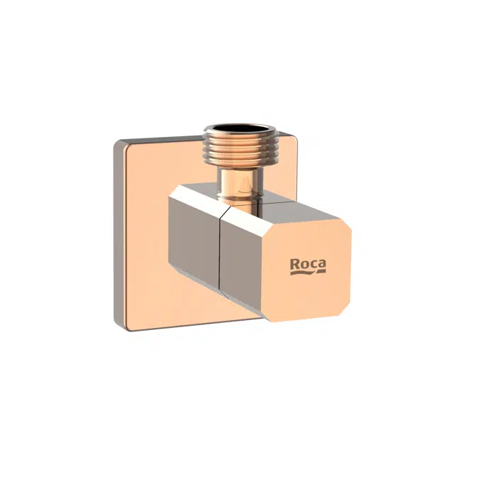 Aqua Square - Angle stop valve (ceramic valve). 1/2" - 1/2"