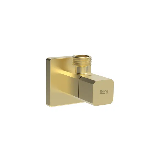 Aqua Square - Angle stop valve (ceramic valve). 1/2" - 1/2"