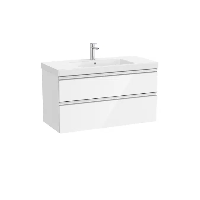 The Gap Unik (base unit with two drawers and basin)