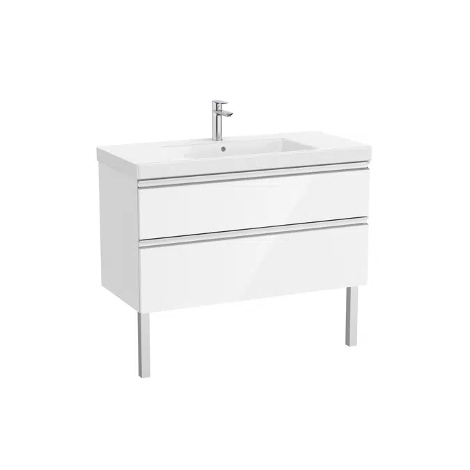The Gap Unik (base unit with two drawers and basin)