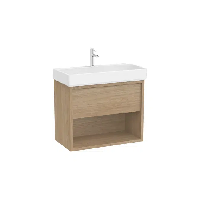 Tura  Unik (Base unit with one drawer, bottom shelf and basin)