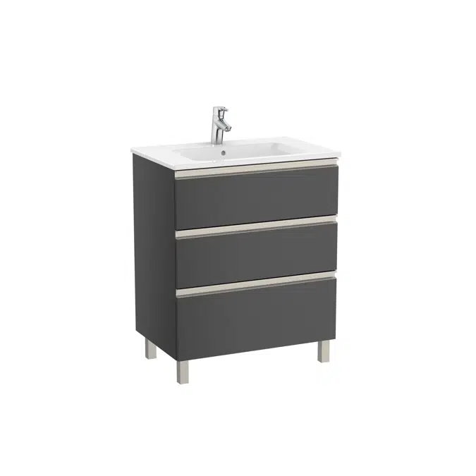 The Gap Unik (base unit with three drawers and basin)