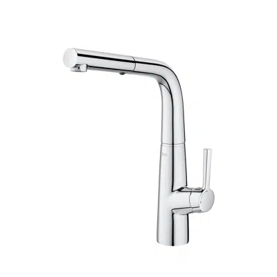 kuva kohteelle Syra Kitchen sink mixer with retractable swivel spout and rinse spray function, Cold Start