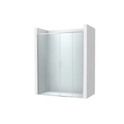 Image for Victoria Plus Front shower enclosure with 2 sliding doors + 2 fixed panels