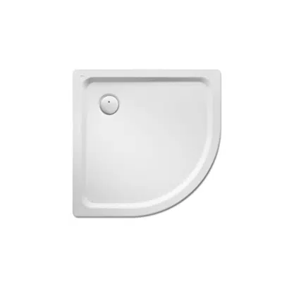 Imagem para BLUES XL Corner shower tray w/ antislip base and waste kit}