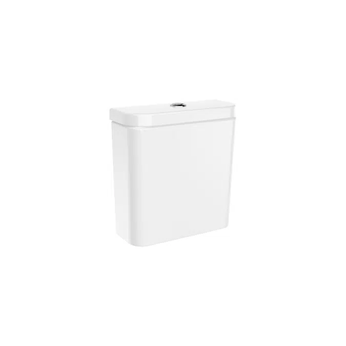 THE GAP ROUND - Back to wall vitreous china close-coupled Rimless WC with dual outlet