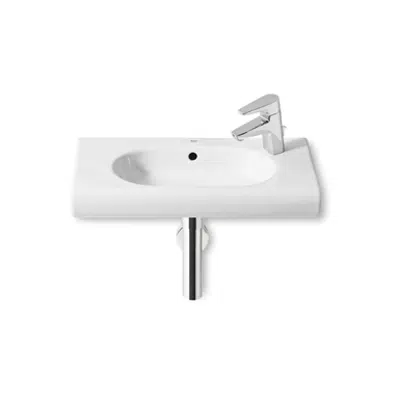 รูปภาพสำหรับ MERIDIAN 600 Compact wall-hung basin RH taphole