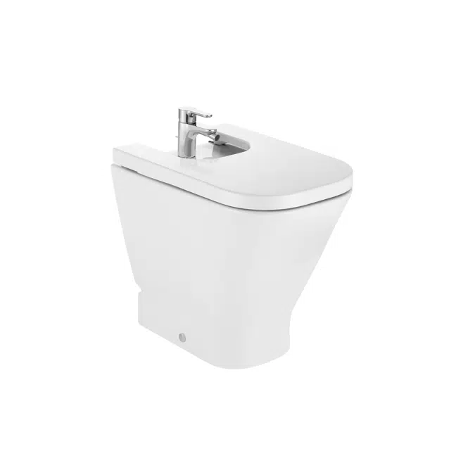 The Gap SQUARE - Back to wall vitreous china Comfort bidet