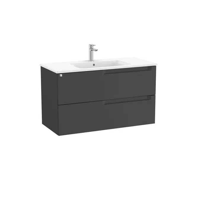 Aleyda Unik (base unit with 2 drawers and centered basin)