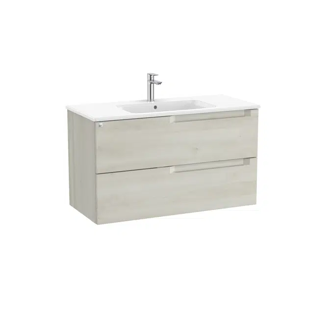 Aleyda Unik (base unit with 2 drawers and centered basin)