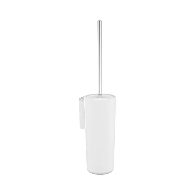 Sonata Wall-mounted toilet brush holder (installation with screws or adhesive)