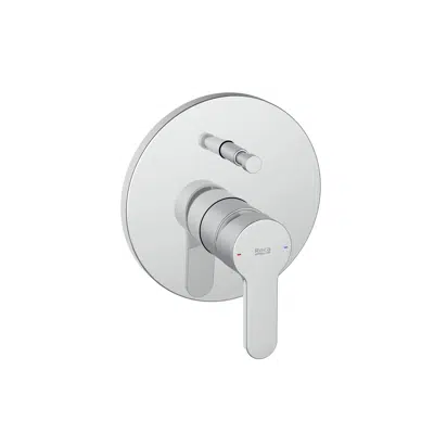 Зображення для L20 Round - Built-in bath-shower mixer (2 ways) with automatic diverter. Includes built-in body