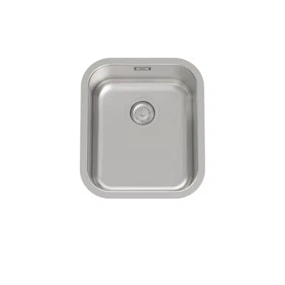 PORTO 390 Single bowl stainless steel sink图像