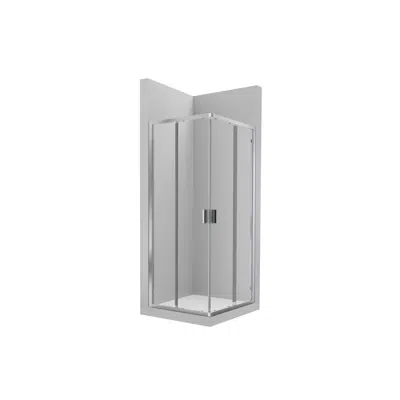 Image for VICTORIA L2 800 - Lateral shower enclosure with 1 sliding door + 1 fixed panel
