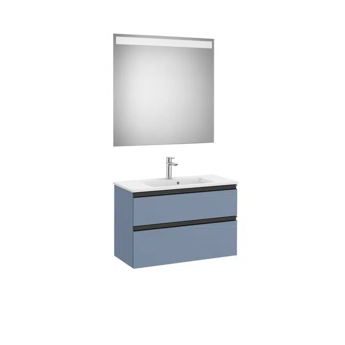 THE GAP 805 Pack (compact base unit 2 drawers, basin and LED mirror)