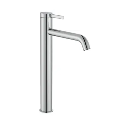Obrázek pro Ona Basin mixer high neck smooth body with click clack waste, Cold Start