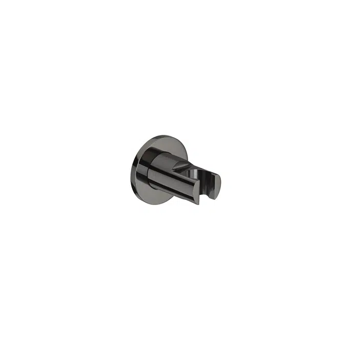 Wall ROUND - Fixed chromed bracket for hand shower