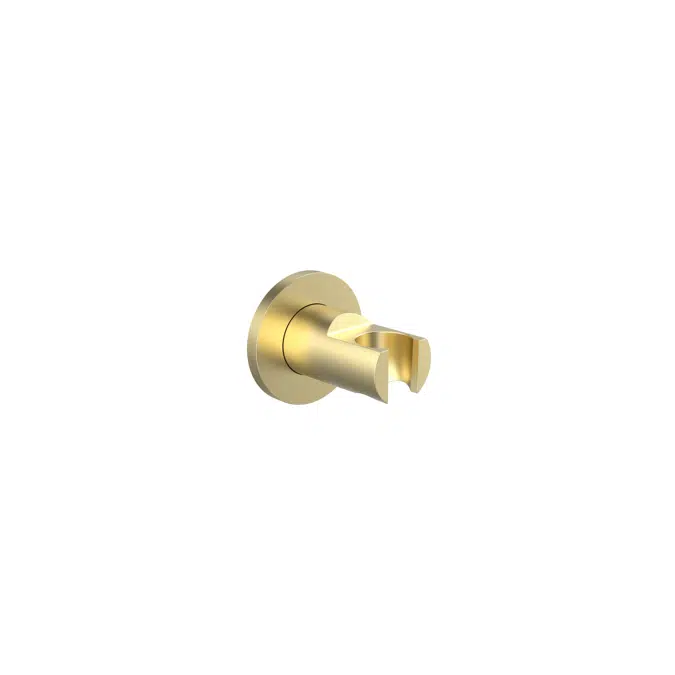 Wall ROUND - Fixed chromed bracket for hand shower