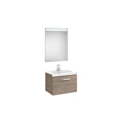 afbeelding voor PRISMA 600 Pack (base unit with one drawer, basin and LED mirror)