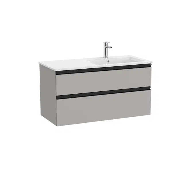 The Gap Unik (base unit with two drawers and right hand basin)