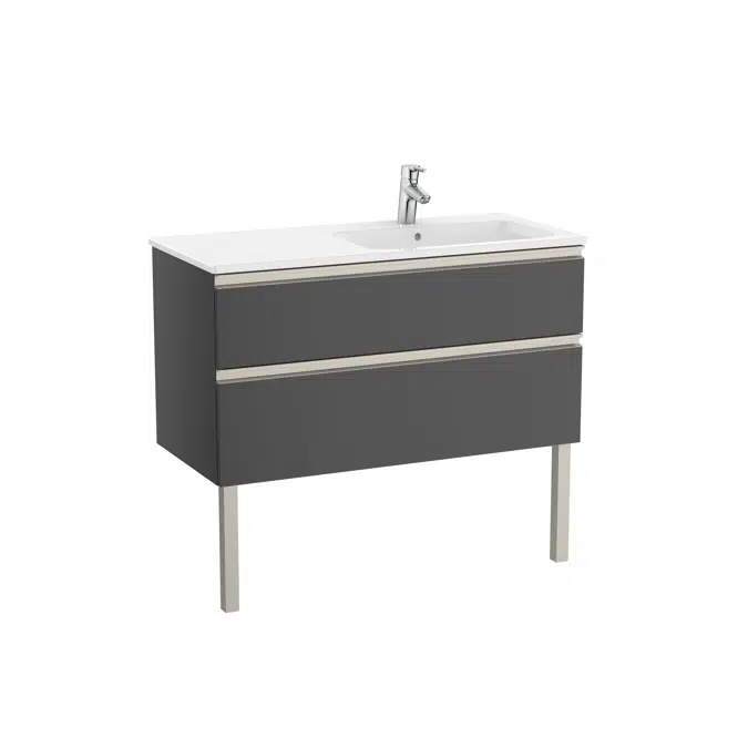 The Gap Unik (base unit with two drawers and right hand basin)