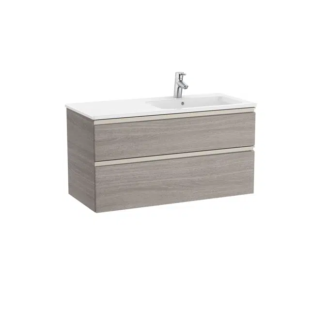 The Gap Unik (base unit with two drawers and right hand basin)