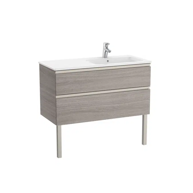 The Gap Unik (base unit with two drawers and right hand basin)