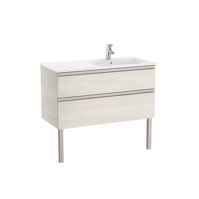 The Gap Unik (base unit with two drawers and right hand basin)