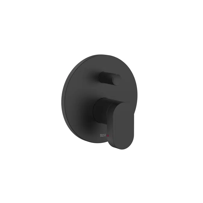 Kay - Built-in bath-shower mixer (2 ways) with automatic diverter.
