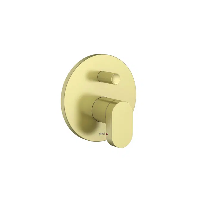 Kay - Built-in bath-shower mixer (2 ways) with automatic diverter.