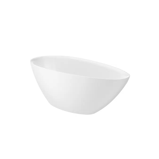 KAUAI Free-standing Stonex® bath with click-clack waste