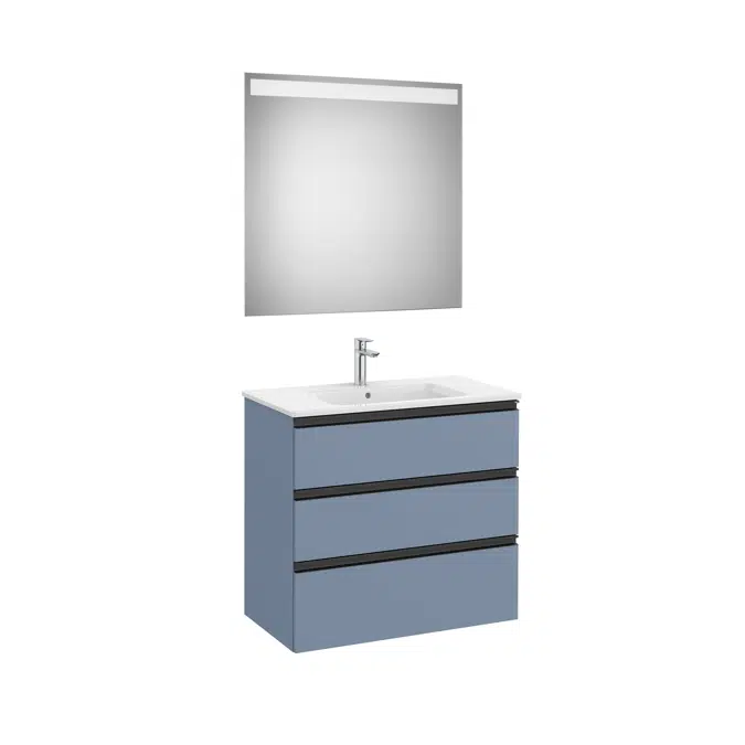 THE GAP 805 Pack (base unit 3 drawers, basin and LED mirror)