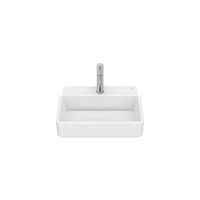 afbeelding voor Tura Compact ceramic wall-hung basin