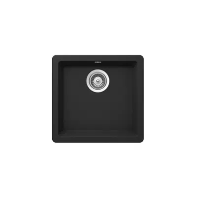RIGA QUARZEX® 1 bowl kitchen sink 450 için görüntü